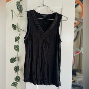 Black petite banana republic tank top